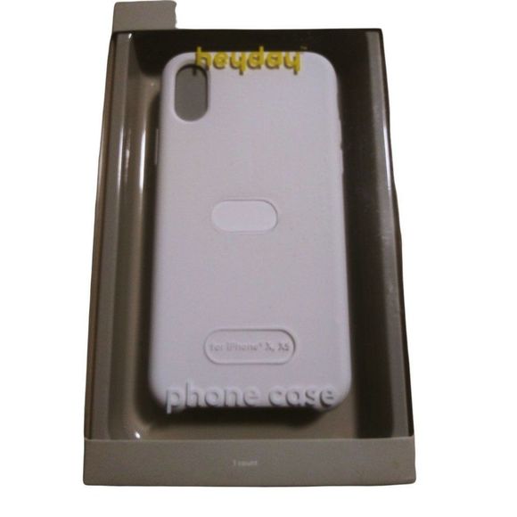 Heyday Apple iPhone X, XS Silicone White Shell Protective Case - Picture 1 of 2